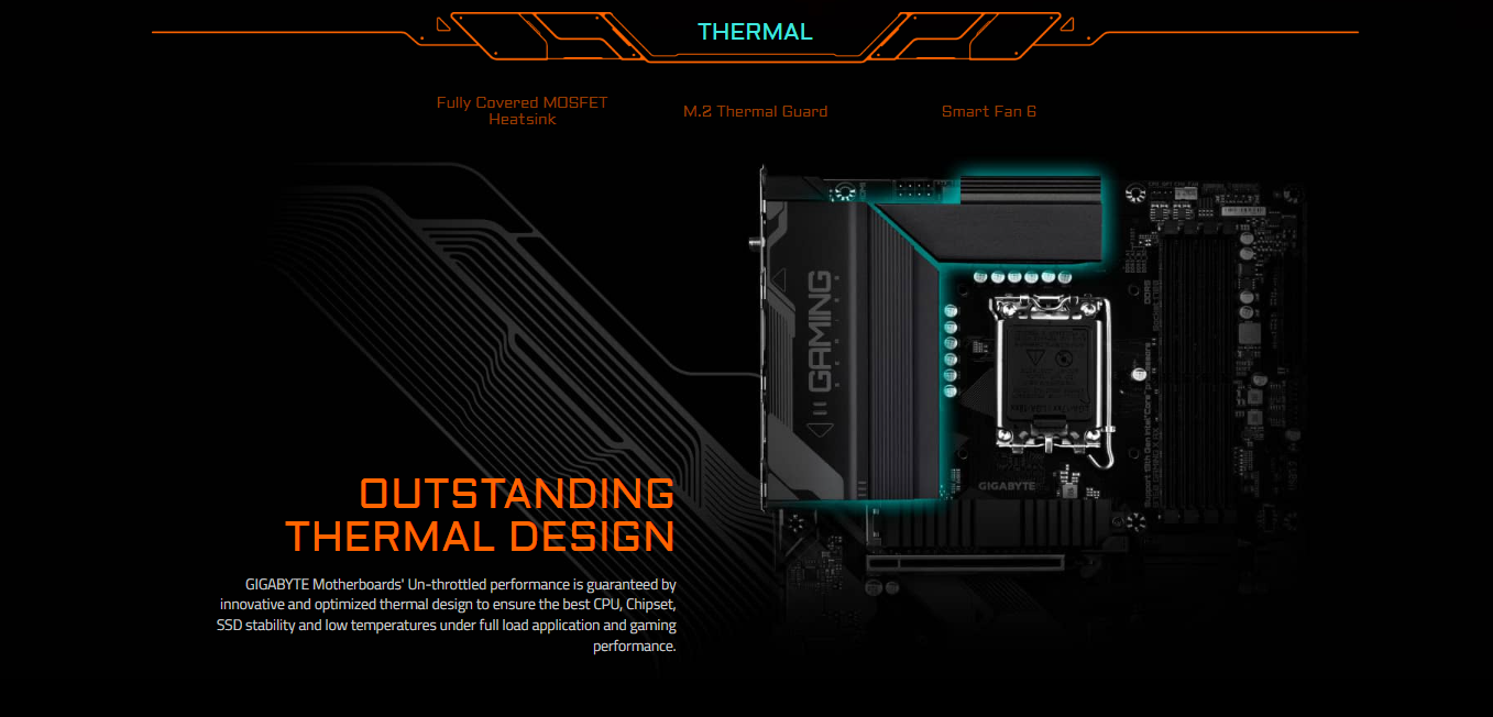 GIGABYTE B760 GAMING X AX (rev. 1.x) Wi-Fi 6E DDR5 LGA 1700 M.2 PCIe 4.0 ATX Motherboard
