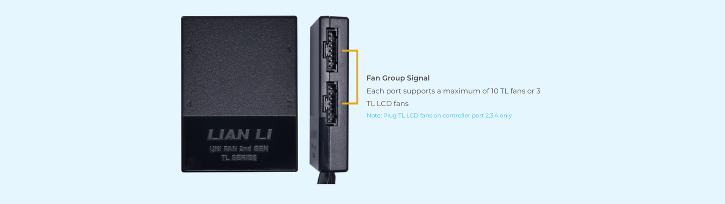 LIAN LI UNI HUB – TL Series L-Connect 3 Controller BLACK/WHITE