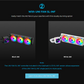 Lian Li Galahad II LCD AIO 360 SL INF ARGB CPU Liquid Cooler Black/White - 5 yrs Wty (2yrs for Fan)