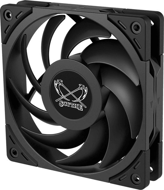 SCYTHE Grand Tornado 120/Wonder Tornado 120 Slim/Wonder Tornado 120(BLACK/WHITE) Case Fan