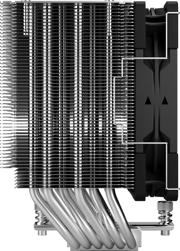 SCYTHE MUGEN 6 / MUGEN 6 Dual Fan Black Edition CPU Cooler, Intel: LGA1700/LGA1151, AMD: AM5/AM4 Support, Single Tower, Aluminum Top Cover