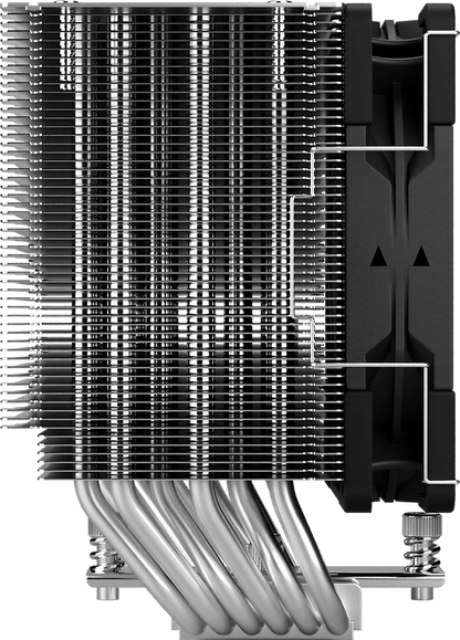 SCYTHE MUGEN 6 / MUGEN 6 Dual Fan Black Edition CPU Cooler, Intel: LGA1700/LGA1151, AMD: AM5/AM4 Support, Single Tower, Aluminum Top Cover