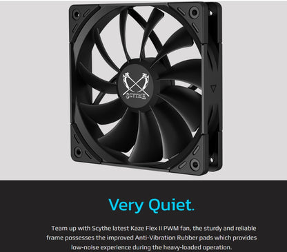 Scythe Kotetsu Mark 3 CPU Air Cooler, 120mm Single Tower, AMD AM5/AM4/Ryzen, Intel LGA 1700/1200/1151