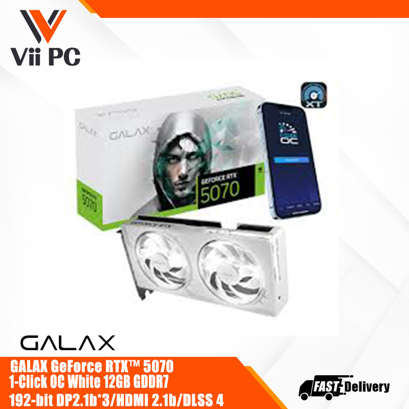 GALAX GeForce RTX™ 5070 Ti EX Gamer 1-Click OC White 16GB GDDR7 256-bit DP2.1b*3/HDMI 2.1b/DLSS 4