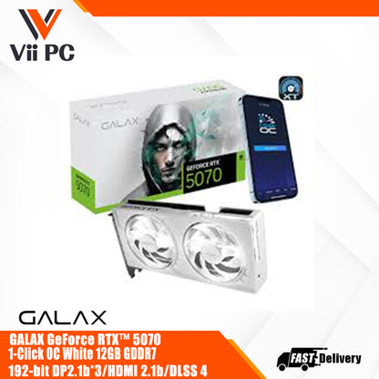 GALAX GeForce RTX™ 5070 Ti EX Gamer 1-Click OC White 16GB GDDR7 256-bit DP2.1b*3/HDMI 2.1b/DLSS 4