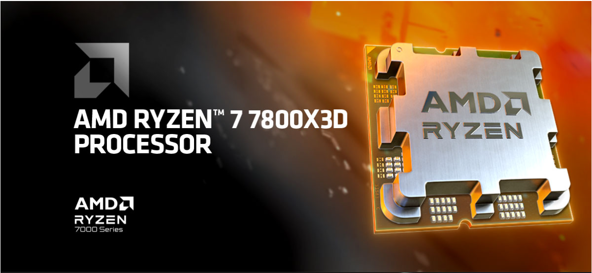 AMD Ryzen 7 7800X3D - Ryzen 7 7000 Series 8-Core Socket AM5 120W AMD Radeon Graphics Desktop Processor - 100-100000910WOF Local 4 Years Warranty