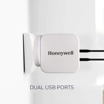 Honeywell Honeywell Zest Charger 24W/4.8Amp/2 x USB/Value Series/3 Years Warranty - BLACK/WHITE
