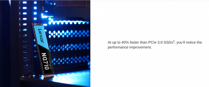 Lexar NQ710 M.2 2280 PCIe Gen4x4 NVMe 1.4 SSD (1TB / 2TB) - Up to 5000MB/s READ, Up to 3300MB/s WRITE