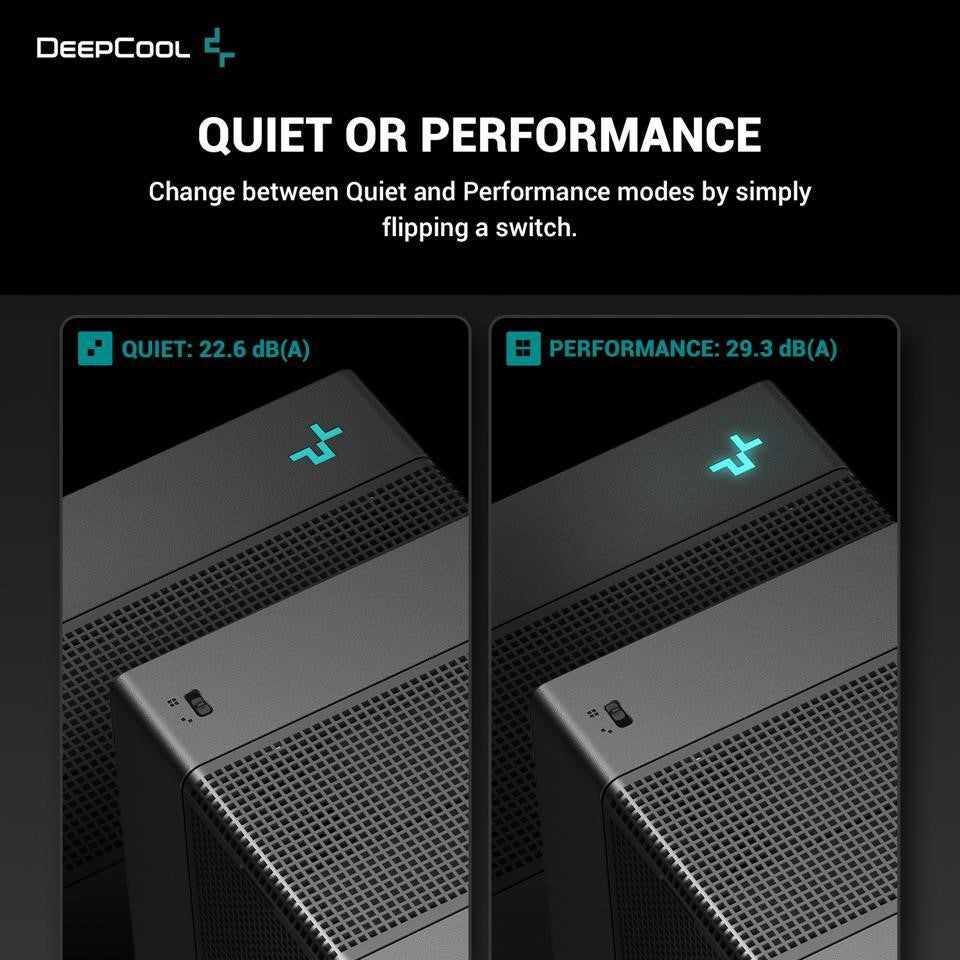 DeepCool ASSASSIN 4S CPU AIR COOLER Single center 140mm FDB Fan, 7 Copper Heat Pipes, Quiet/Peformance Mode Switch (BLACK/WHITE)