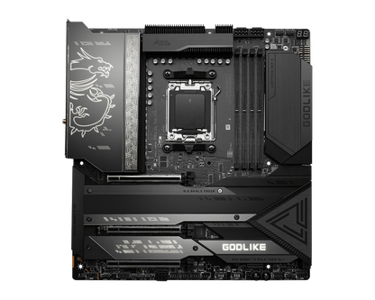MSI MEG X670E GODLIKE Socket AM5/Wi-Fi 6E/DDR5/PCIe 5.0/4x M.2/8x SATA 6G/3x PCI-E x16 slot/Windows 10&11 E-ATX Motherboard