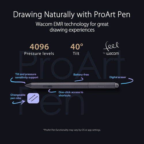 ASUS ProArt PA169CDV Pen Display 15.6" IPS, 4K UHD (3840x2160), WACOM EMR, 100% sRGB, Color Accuracy ΔE<2, Calman Verified, PANTONE Validated, USB-C, 10-point Touch, ASUS Dial, Control Panel