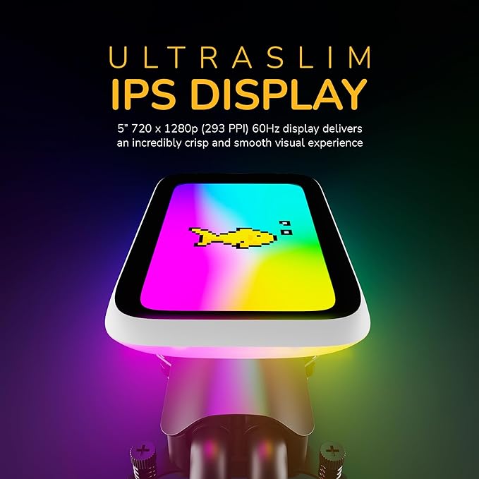 HYTE THICC Q60 Digital All-In-One CPU Liquid Cooler with 5” Ultraslim IPS Display, 32mm THICC FP12 Fans - Powered by Nexus Link