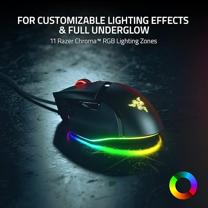Razer Basilisk V3 Customizable Gaming Mouse with Razer Chroma™ RGB - Black