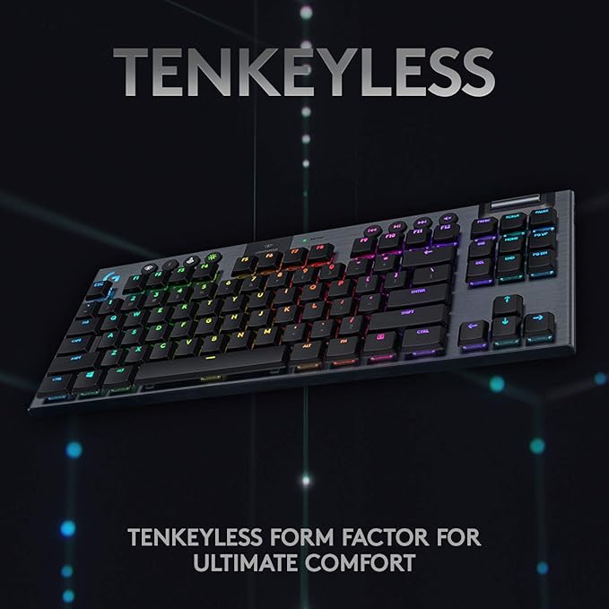 LOGITECH G915 TKL WIRELESS MECHANICAL RGB KEYBOARD