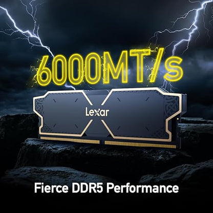 Lexar THOR OC DDR5 Desktop Memory 32GB (2x16GB) - Black