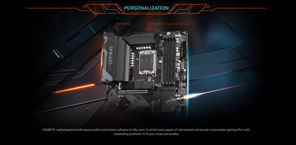 GIGABYTE B760 GAMING X AX (rev. 1.x) Wi-Fi 6E DDR5 LGA 1700 M.2 PCIe 4.0 ATX Motherboard