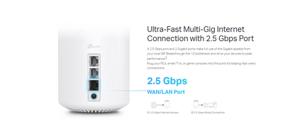 TP-LINK DECO X80 AX6000 Dual-Band Mesh Wi-Fi 6 System - 2/3 Pack