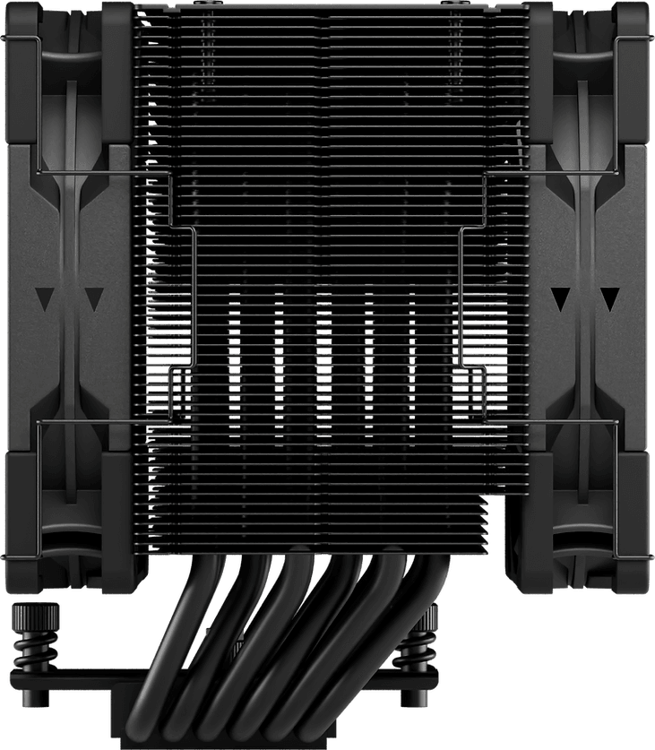SCYTHE MUGEN 6 / MUGEN 6 Dual Fan Black Edition CPU Cooler, Intel: LGA1700/LGA1151, AMD: AM5/AM4 Support, Single Tower, Aluminum Top Cover