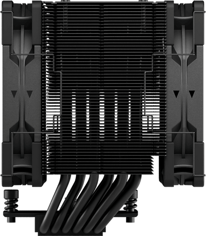 SCYTHE MUGEN 6 / MUGEN 6 Dual Fan Black Edition CPU Cooler, Intel: LGA1700/LGA1151, AMD: AM5/AM4 Support, Single Tower, Aluminum Top Cover