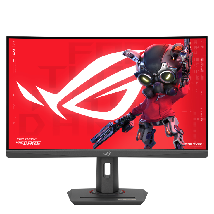ASUS ROG Strix XG27WCS USB Type-C Gaming Monitor - 27" (2560x1440) Curved, 180Hz (Above 144Hz), 1ms (GTG), Fast VA, Extreme Low Motion Blur Sync, USB Type-C, FreeSync, DisplayWidget Center, tripod socket, HDR