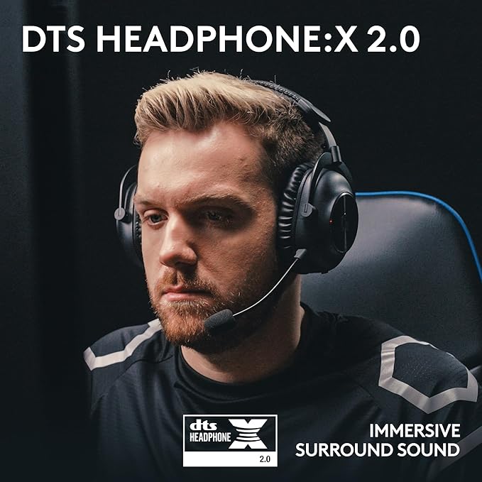 LOGITECH PRO X 2 LIGHTSPEED Wireless Gaming Headset (PRO SERIES) 2.4 GHz LIGHTSPEED Bluetooth®