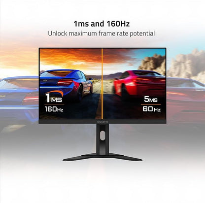 GIGABYTE M27U 27" SS IPS Gaming Monitor - UHD (3840x2160), 160Hz, 1ms MPRT, AMD FreeSync Premium Pro, Type C KVM - HDMI, DP, Type C, Height Adjustable