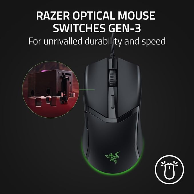 Razer Cobra Lightweight Wired Gaming Mouse with Razer Chroma™ RGB - Black