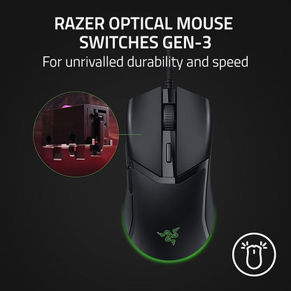 Razer Cobra Lightweight Wired Gaming Mouse with Razer Chroma™ RGB - Black