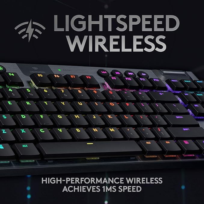 LOGITECH G915 TKL WIRELESS MECHANICAL RGB KEYBOARD