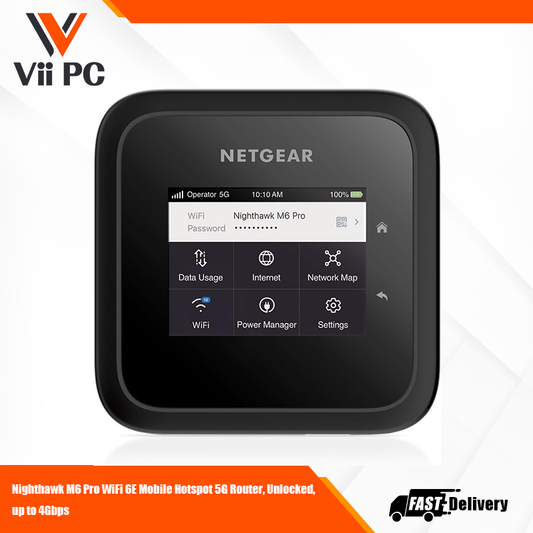 Nighthawk M6 Pro WiFi 6E Mobile Hotspot 5G Router, Unlocked, up to 4Gbps