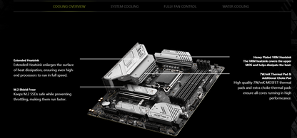 MSI MAG B760M MORTAR WIFI II DDR5 Wi-Fi 6E LGA1700 3x M.2 MATX Motherboard