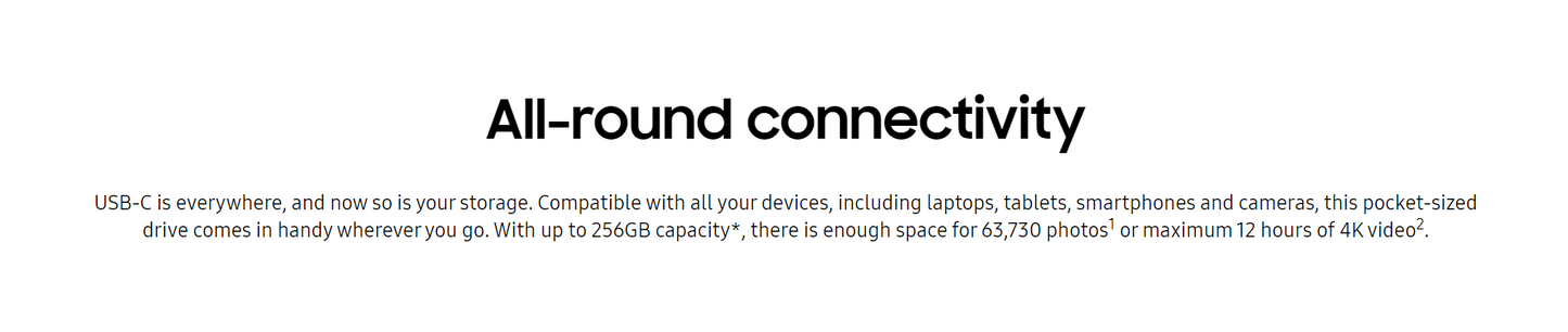 SAMSUNG USB Type-C FLASH DRIVE 128GB/256GB