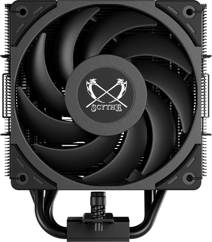 SCYTHE MUGEN 6 / MUGEN 6 Dual Fan Black Edition CPU Cooler, Intel: LGA1700/LGA1151, AMD: AM5/AM4 Support, Single Tower, Aluminum Top Cover