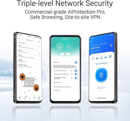 ASUS ZenWiFi BD4 Dual-band WiFi 7 Mesh, 3600 Mbps, 4900 sq.ft., Dual 2.5G Ports, Smart Home Master SSIDs