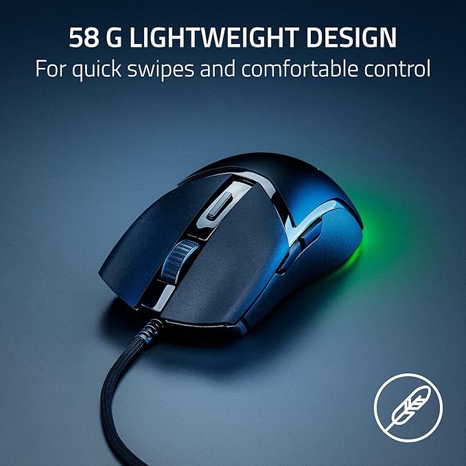 Razer Cobra Lightweight Wired Gaming Mouse with Razer Chroma™ RGB - Black