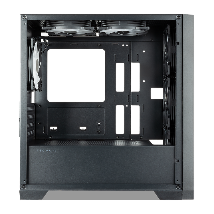 Tecware Nexus Air T3 matx Case, w/ 6 x ARGB Fans (Black)