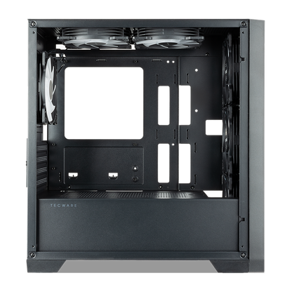 Tecware Nexus Air T3 matx Case, w/ 6 x ARGB Fans (Black)