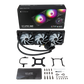 TECWARE ECLIPSE 240 LCD AIO Liquid CPU Cooler Black/White
