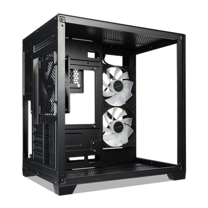 TECWARE VXM2 Dual Chamber MATX Case Black