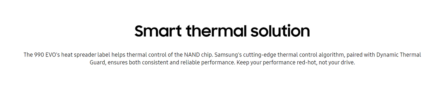 SAMSUNG 990 EVO NVMe 2.0 M.2 2280 SSD (1TB / 2TB) - PCIe 4.0x4/PCIe 5.0x2/Up to 5,000 MB/s Read/Up to 4,200 MB/s Write/5 Yrs Wty