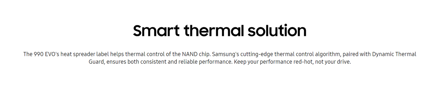 SAMSUNG 990 EVO NVMe 2.0 M.2 2280 SSD 1TB/2TB - PCIe 4.0x4/PCIe 5.0x2/Up to 5,000 MB/s Read/Up to 4,200 MB/s Write/5 Yrs Wty