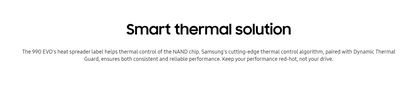 SAMSUNG 990 EVO NVMe 2.0 M.2 2280 SSD (1TB / 2TB) - PCIe 4.0x4/PCIe 5.0x2/Up to 5,000 MB/s Read/Up to 4,200 MB/s Write/5 Yrs Wty