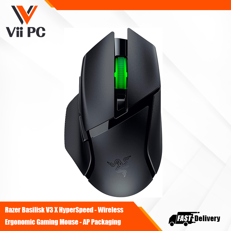 Razer Basilisk V3 X HyperSpeed - Wireless Ergonomic Gaming Mouse - AP Packaging