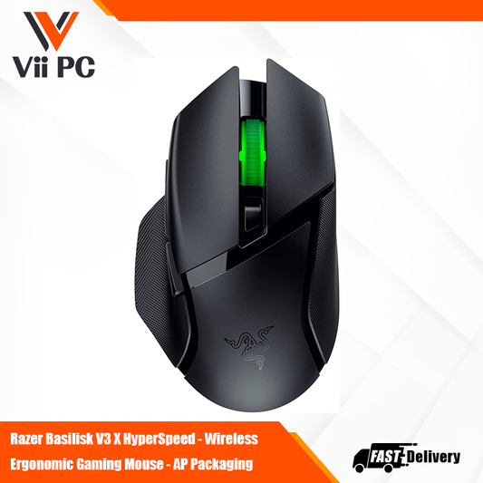 Razer Basilisk V3 X HyperSpeed - Wireless Ergonomic Gaming Mouse - AP Packaging