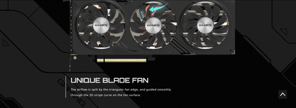 GIGABYTE AMD Radeon™ RX 7600 XT GAMING OC 16GB GDDR6, PCI-E 4.0, ATX Graphics Card