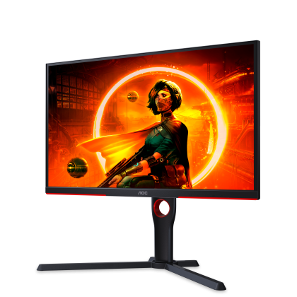 AOC 25G3Z - 24.5" FHD 240Hz IPS Gaming Monitor, 1ms (GtG)/0.5ms (MPRT), AMD Freesync Premium, VESA Certified DisplayHDR 400, 3 Side Frameless, DisplayPort1.4 & HDMI2.0