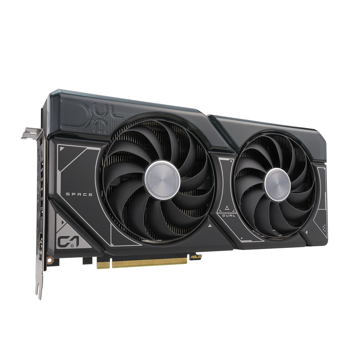 ASUS DUAL RTX 4070 OC 12GB DDR6X Graphics Card with TWO POWERFUL AXIAL-TECH FANS AND 2.56 SLOT (BLACK / WHITE)
