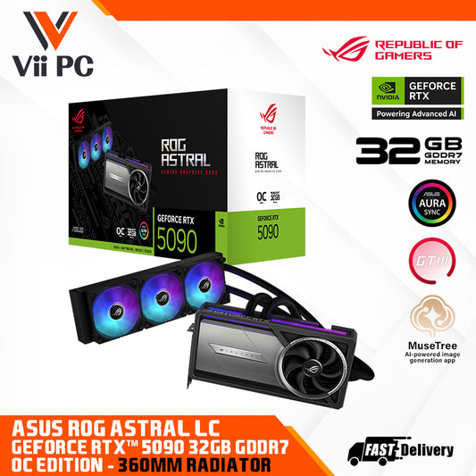 ASUS ROG Astral LC GeForce RTX™ 5090 32GB GDDR7 OC Edition Graphics Card