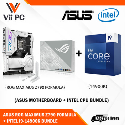 ASUS ROG MAXIMUS Z790 FORMULA Motherboard + Intel i9-14900K/i9-14900KF Processor BUNDLE