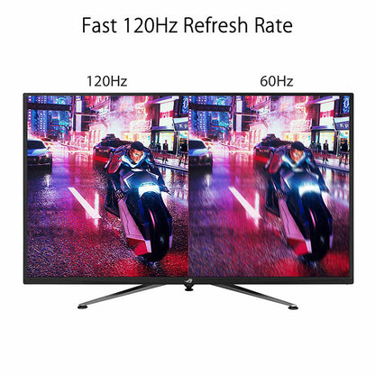 ASUS ROG Strix XG438Q HDR Large Gaming Monitor - 43", 4K (3840 x 2160), 120Hz, FreeSync™ 2 HDR, DisplayHDR™ 600, DCI-P3 90%, Shadow Boost, 10W Speaker*2, Remote Control
